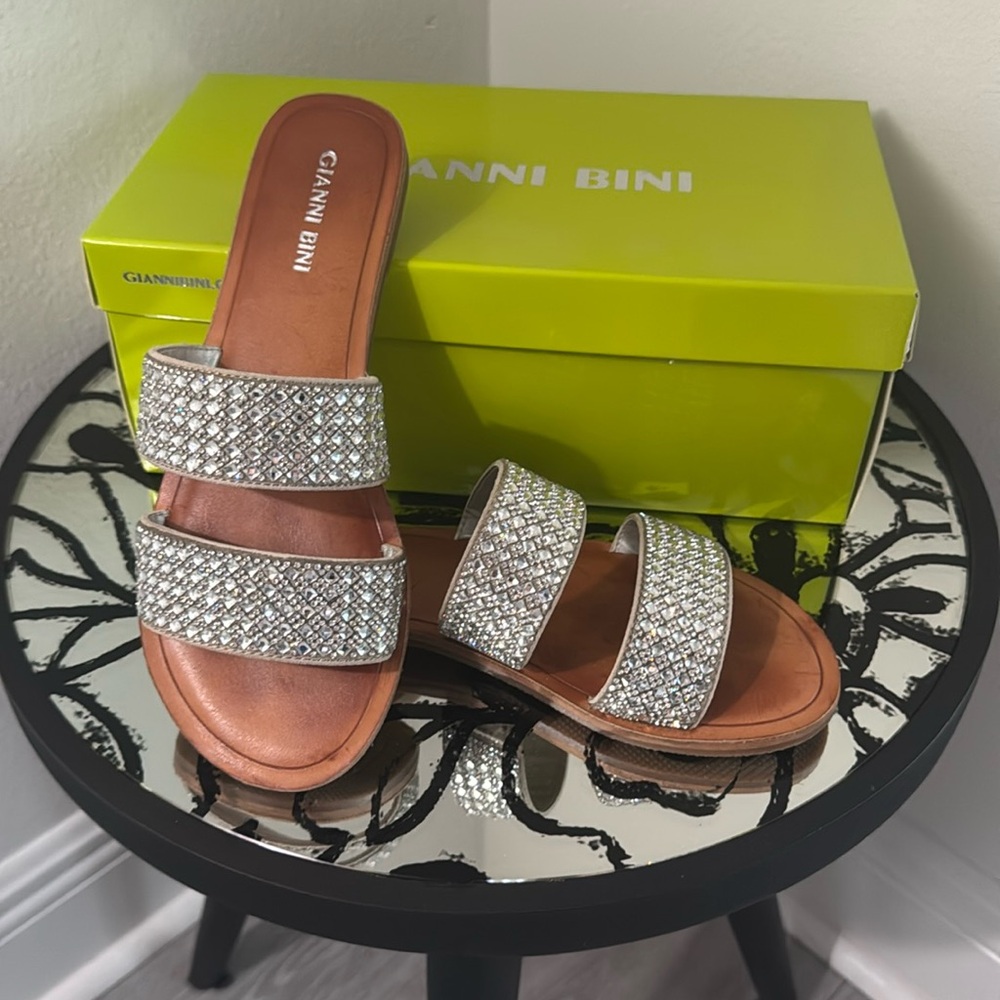 Gianni Bini - Stola Sandals - Women’s 6.5 - Chalk
